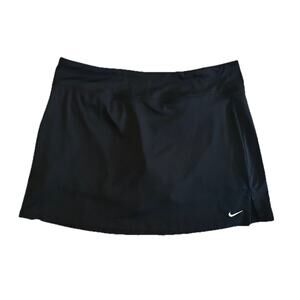 Nike Dri-Fit Women’s Black Nike Tennis Golf Skort Skirt Size M Athletic Sports